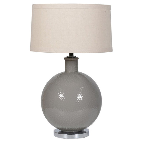 Ceramic ball lamp with shade