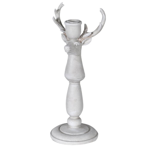 Small Grey Antler Candle Stick
