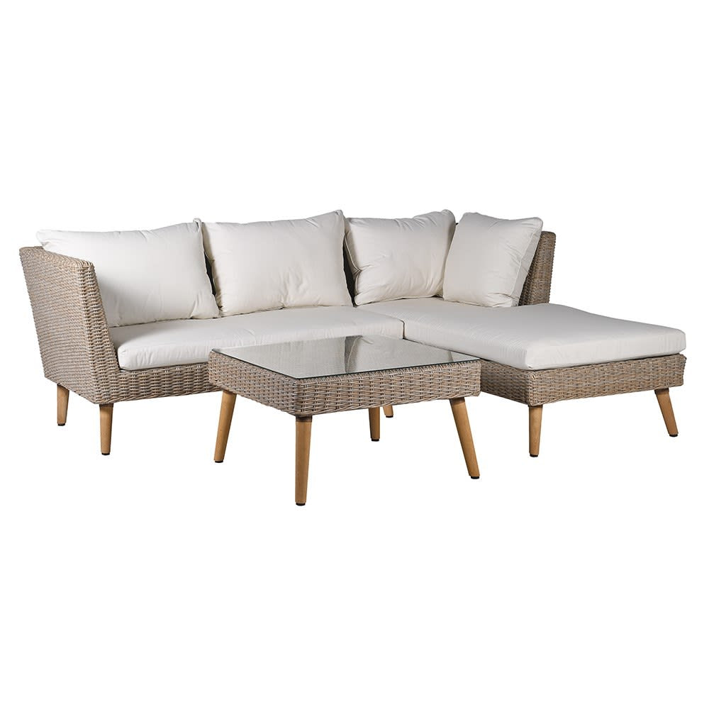Paxford Outdoor Corner Sofa Coffee Table Set – Cotswold Luxe
