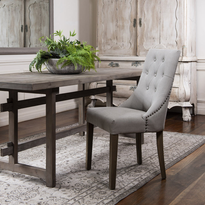 St James Padded Grey Dining Chair
