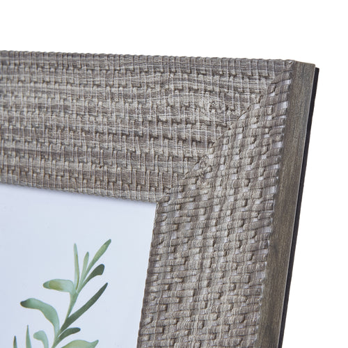 Grey Woven Photo Frame
