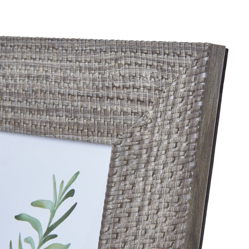 Grey Woven Photo Frame
