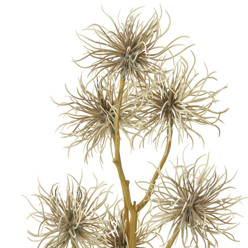 Faux Brown Xanthium Spray