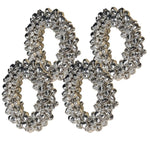 Set Of 4 Jingle Bell Napkin Rings
