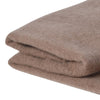 Taupe Faux Mohair Throw