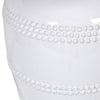 White Beaded Ceramic Table Lamp