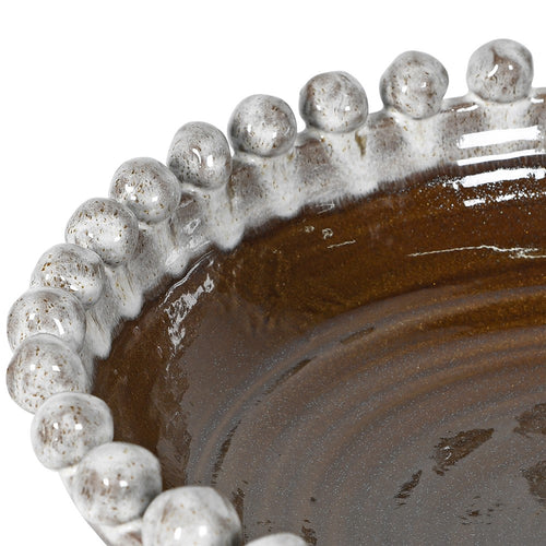 Contrast Bobble Rim Bowl