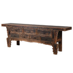 Carved Ornate Large Console Table