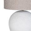 Textured Round Stone Lamp