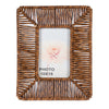 Faux Rattan Picture Frame