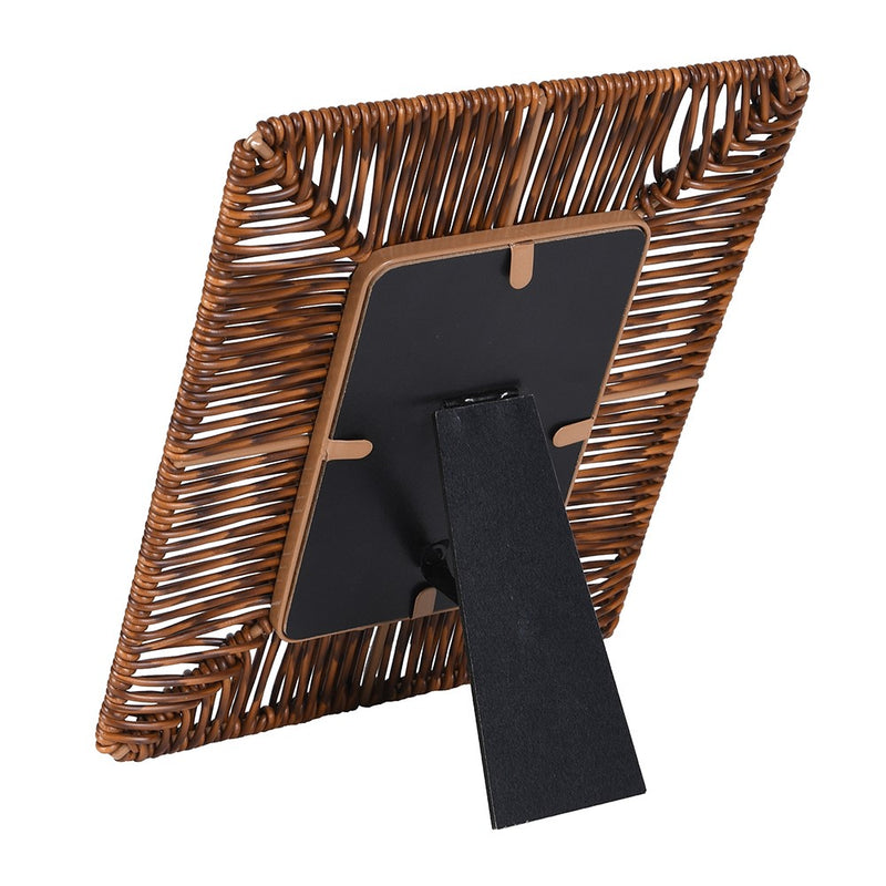 Faux Rattan Picture Frame