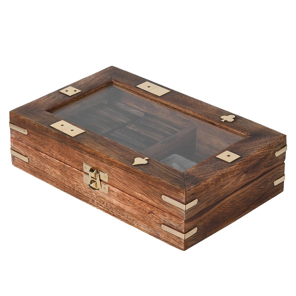 Opilroyn Dominos Set Im Holzbox – Doppel 6 (28 Steine) – Klassisches Familienspiel Für 2-4 Spieler, Inkl. Aufbewahrungsbox Opilroyn Dominos Set Im Holzbox – Doppel 6 (28 Steine) – Klassisches Familienspiel Für 2-4 Spieler, Inkl. Aufbewahrungsbox