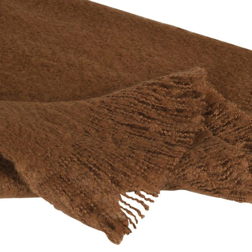 Rust Fluffy Throw