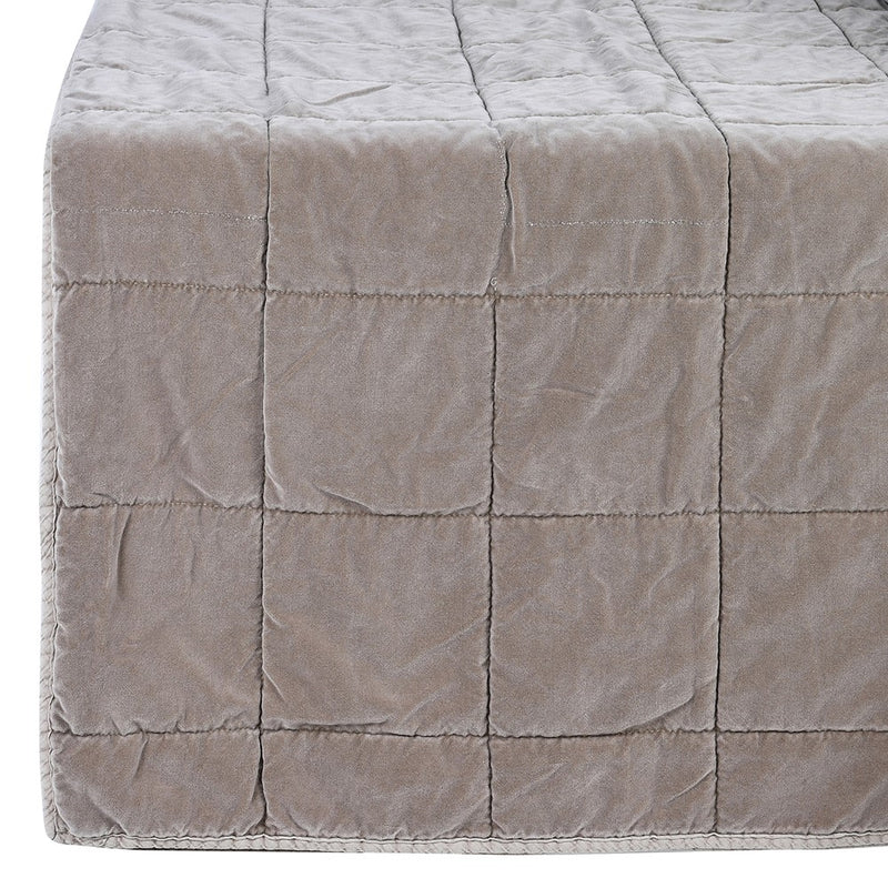 Taupe Quilted Bedspread