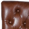 Tan Leather Dining Chair