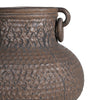 Hammered Brown Vase