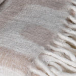 Natural Tassel Abstract Throw