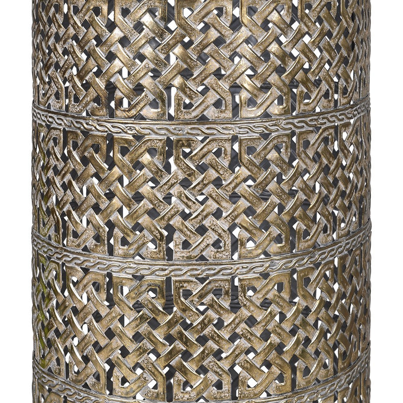 Gold Metal Lattice Umbrella Stand