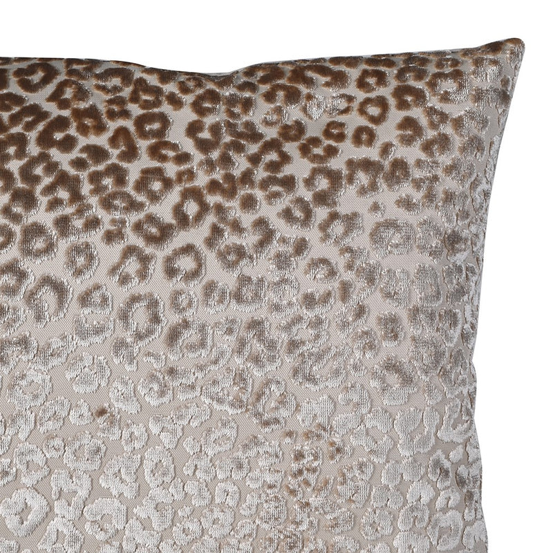 Taupe Cheetah Cushion