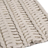 Cream Textured Wool Rug