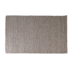 Beige Chunky Woven Wool Rug