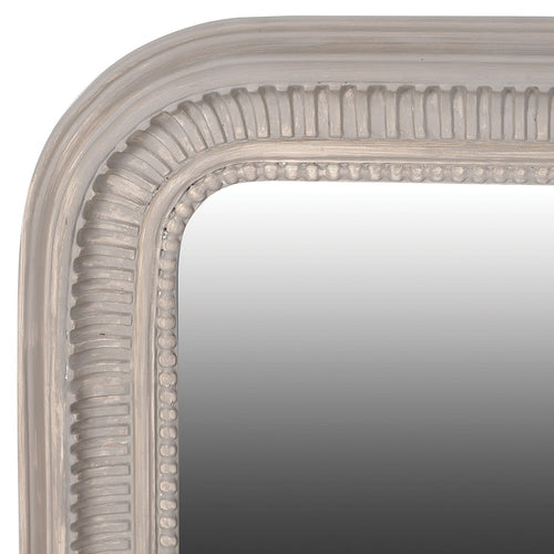Nordic Grey Washed Detailed Mirror
