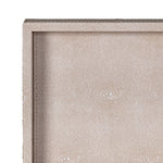 Set Of 2 Ivory Shagreen Vanity Trays