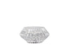 Round Ribbed Glass Tealight Holder