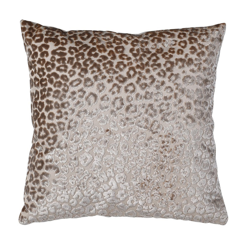Taupe Cheetah Cushion
