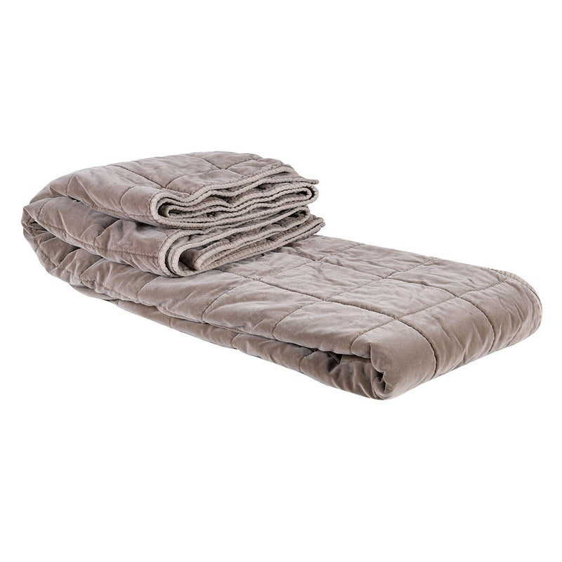 Taupe Quilted Bedspread