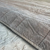 Taupe Quilted Bedspread