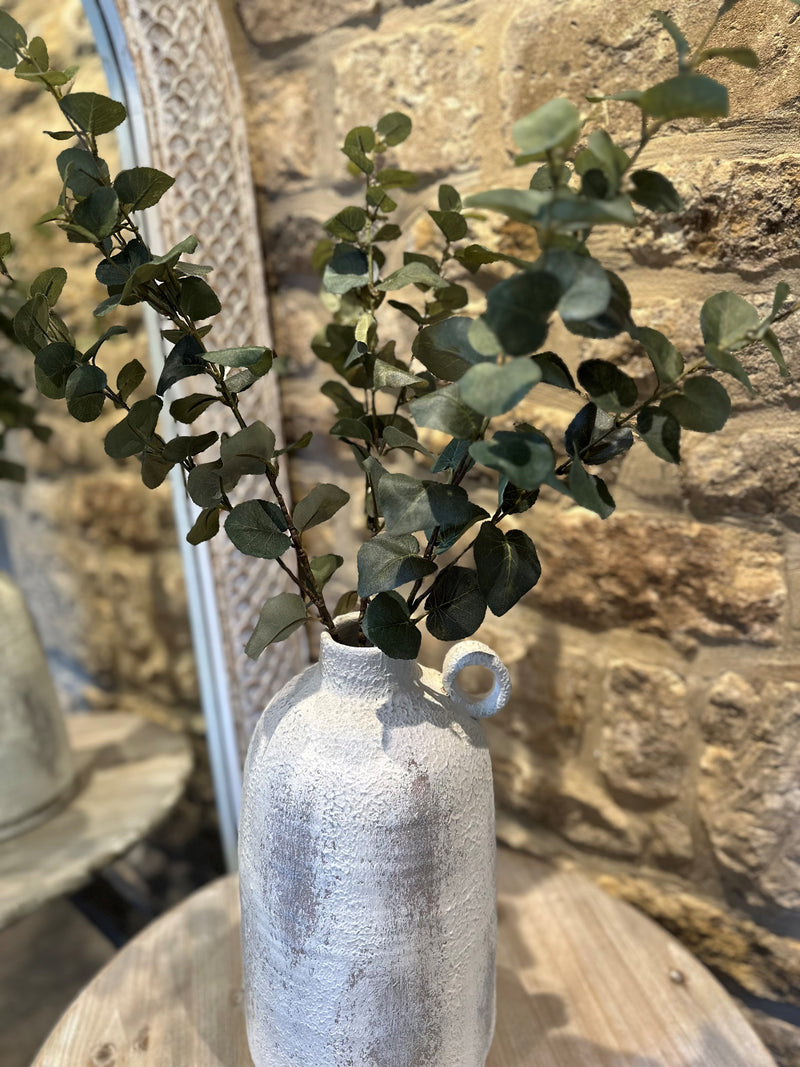 Faux Green Eucalyptus Stem