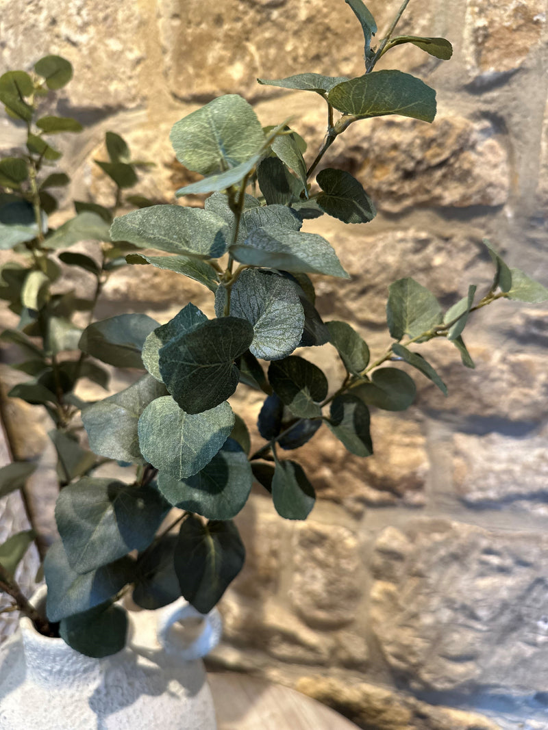 Faux Green Eucalyptus Stem