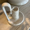 Rustic Glazed Candle Holder