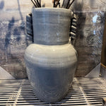 Grey Distressed Glazed Vase
