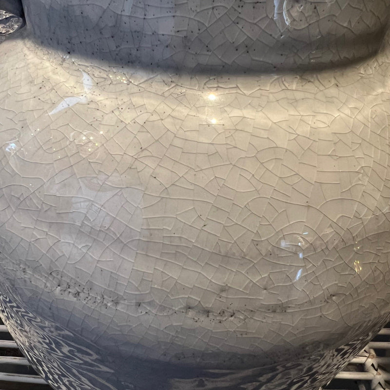 Grey Distressed Glazed Vase