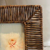 Faux Rattan Picture Frame