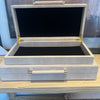 Set Of 2 Ivory Shagreen Boxes
