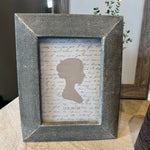 Grey Shagreen Picture Frame