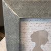 Grey Shagreen Picture Frame