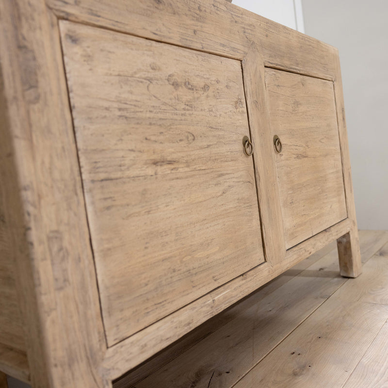2 Door Old Pine Cabinet