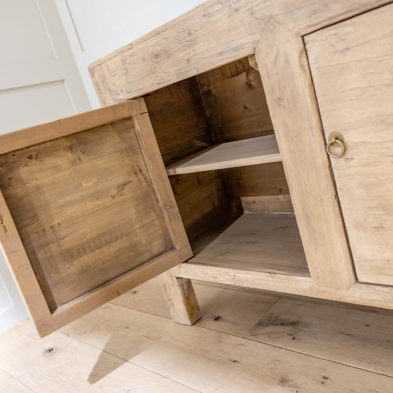 2 Door Old Pine Cabinet