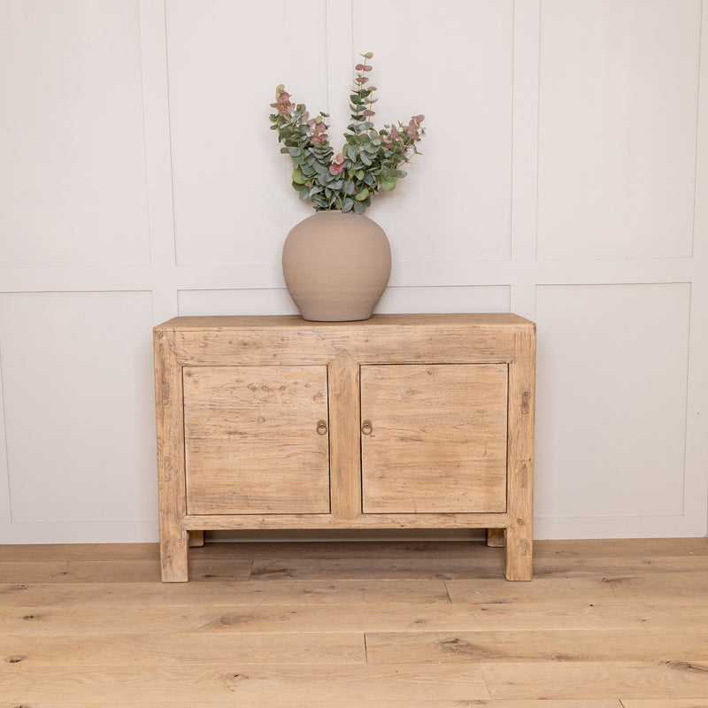 2 Door Old Pine Cabinet