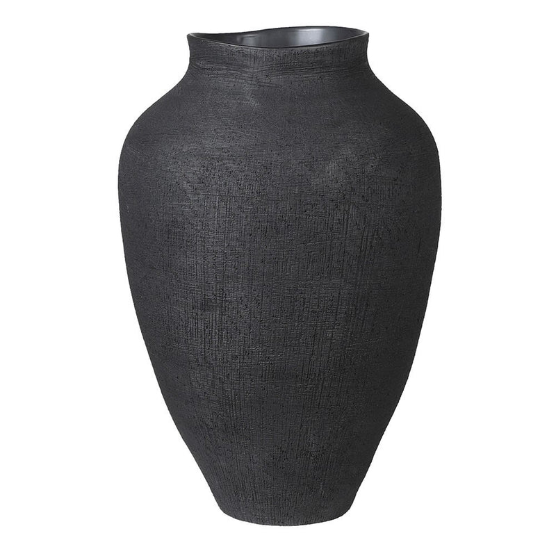 Small Black Textured Vase