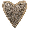 Natural Large Wicker Heart