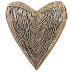 Natural Large Wicker Heart