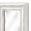 Antique White Narrow Wall Mirror