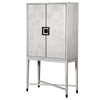 Light Grey Square Bar Cabinet