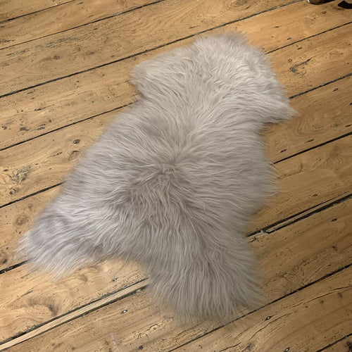 Light Taupe Icelandic Sheepskin Rug