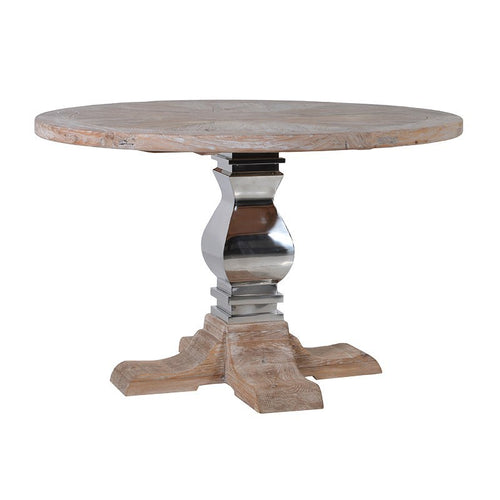 Steel & Wood Dining Table